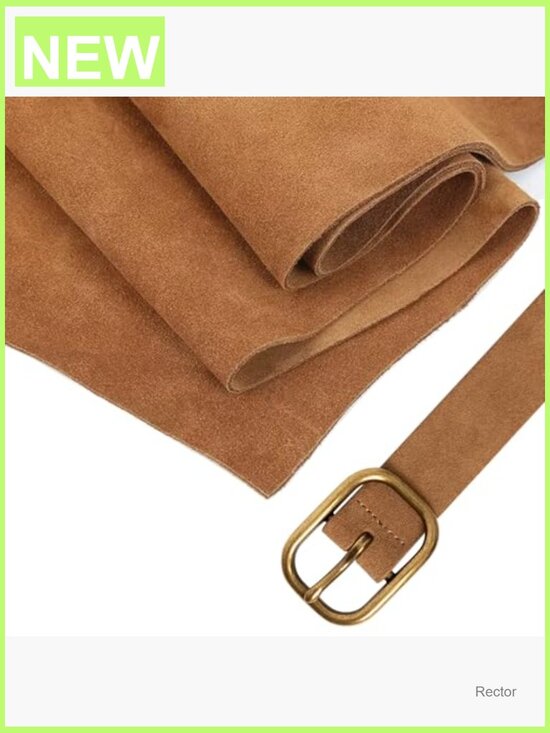 Leopard Print Leather Waist Belt Classic Needle Buckle Women Accessory